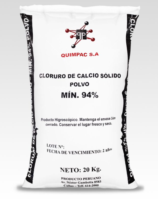 Química industrial Perú » Cloruro de Calcio 94%